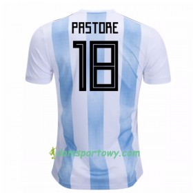 Koszulka Argentyna Pastore 18 Domowe Koszulki Piłkarskie Mistrzostwa Świata 2018